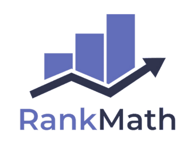 Logo de RankMath, extension d'optimisation du référencement (SEO)