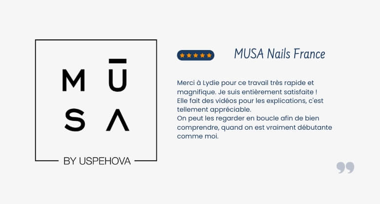 Avis client MUSA Nails France