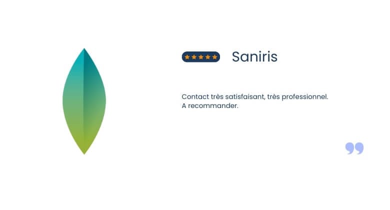 Avis client de l'entreprise Saniris, pour une prestation de maintenance préventive chaque semaine